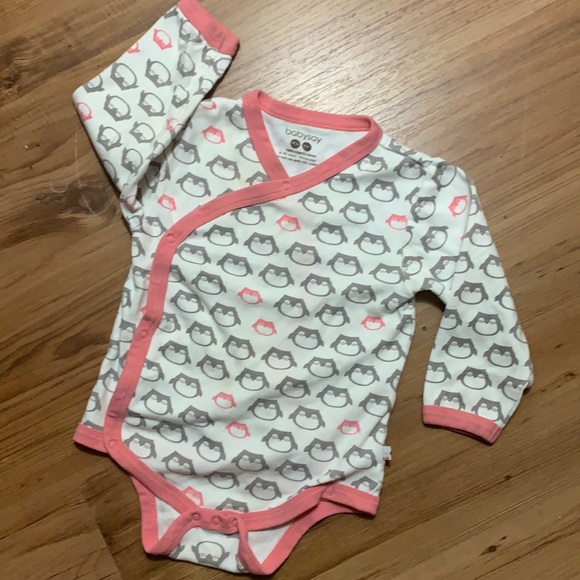 Babysoy organic cotton kimono bodysuit - Picture 1 of 6